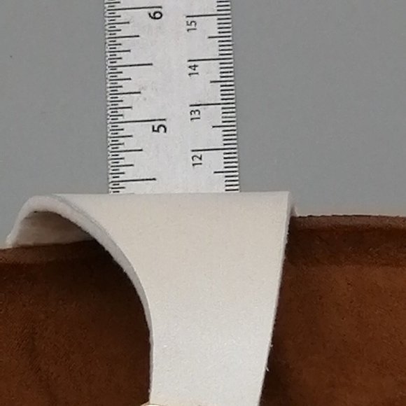 Maurices Womans Lucy Double Buckle Slide Sandals White Cork Wedge Heel 6M - Picture 6 of 10